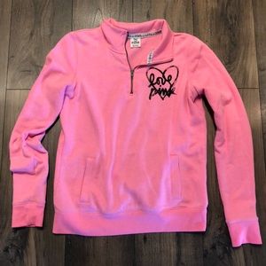 PINK 1/4 zip up